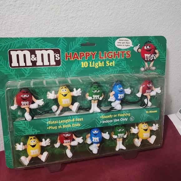 M&M'S Party Lights Set - Red, Yellow, Green - Picture 2 of 5